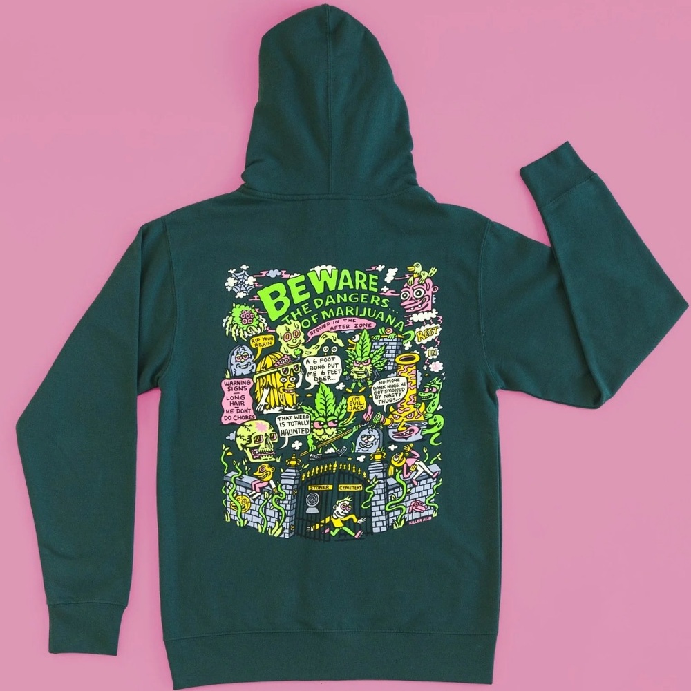 Killer Acid MJ Zip Hoodie XL